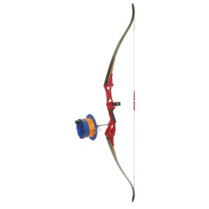 Fin Finder BankRunner 35# Recurve Bow Red with SideWinder Reel RH