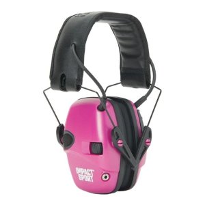 Howard Leight R-02533 Impact Sport Electronic Folding Pink 22dB NRR