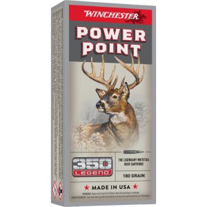 Winchester Ammo X3501 Power-Point 350 Legend 180 gr 20 Per Box/ 10 Cs