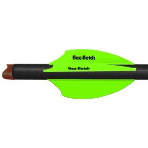 Flex Fletch SK-2-CG-100 Vanes Cosmic Green 2" 100 Pack