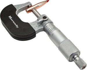 Hornady 050072 Micrometer 0-1" Silver Metal with Storage Case