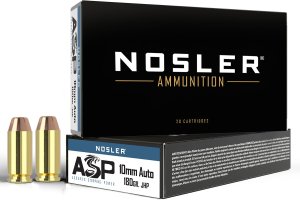 Nosler 51412 10mm Auto 180gr Jacketed Hollow Point 50 Rounds Per Box