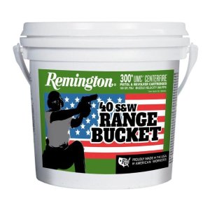 Remington Range Bucket UMC Pistol Ammo 40 S&W 180 gr. FMJ 300 rd.