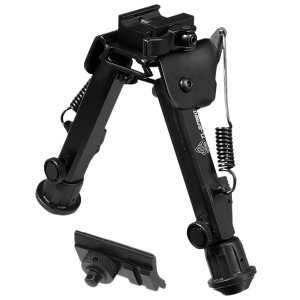 Leapers UTG TL-BP98Q Super Duty Quick Detach Bipod 6-8.5 In Black