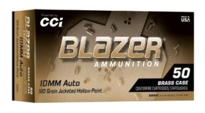 CCI 5251 Blazer 10mm 180gr JHP Handgun Ammo 50/Box