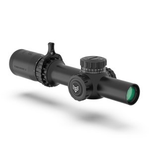 Swampfox THK16241GF Tomahawk II 1-6x24mm 30mm Tube Green Reticle