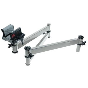 Bog-Pod Deathgrip Elevation Shooting Rail Aluminum Gray 360 Degree Panning