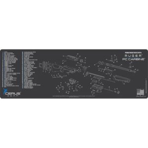 Cerus Gear Ruger PC Carbine Schematic Char Gray RM-RUG-PCCARB-SCH-GRY