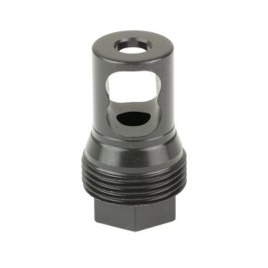 KGM Suppressors A-TMB-S-1 R50T Muzzle Brake Black Nitride 1/2"x28 Steel