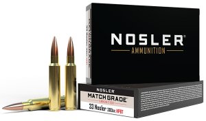 Nosler Match Grade 33 Nosler 300 gr CC 2550 fps 20 Rounds