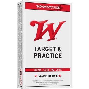 Winchester USA 308 Win 147 gr FMJ 2800 fps Ammo