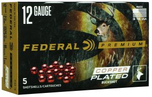 Federal Premium P1541B 12 Gauge 2.75 In 1 Buckshot 16 Pellets
