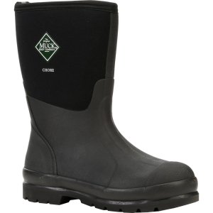 Muck Boots Classic Mid Black 11 5mm Neoprene Boot CHM-000A-BL-110