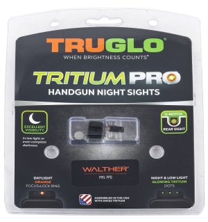 TRU Ball Tritium Pro Night Sights 3-Dot for Walther PPQ/P99