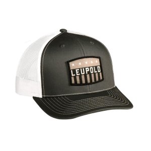 Leupold USA Trucker Cap Charcoal/White