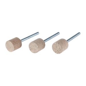 Brownells Mx Finishing Wheel 1/2"X 1/2" 320 Grit 3 Pack