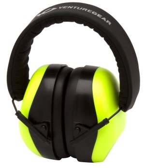 Pyramex Safety Venture Gear VG80 NRR 26dB Earmuff Hi-Viz Lime VGPM8031C