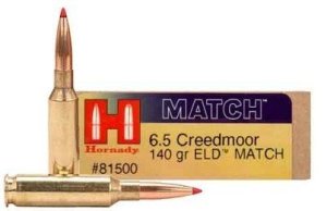Hornady Match Target 6.5 Creedmoor 140 gr ELD-M 20/Box 81500