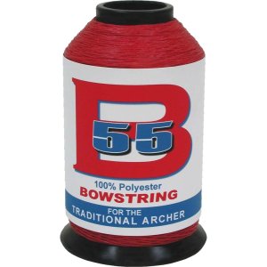 BCY B55 Bowstring Red 1/4 lb. Polyester Material