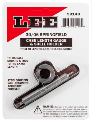 Lee Case Length Gage and Shell Holder .30-06 Springfield