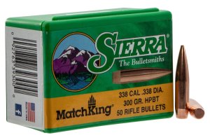 Sierra Bullets MatchKing 9300T .338 Cal 300 gr HPBT 50 Per Box