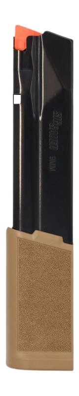 Sig Sauer P365 9MM 25 Magazine Black Baseplate Orange Follower