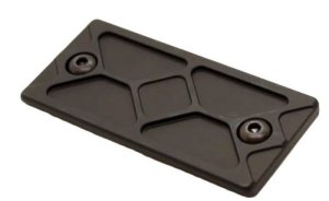 Kaw Valley Precision M-LOK ARCA Rail 3In Anodized Black Aluminum