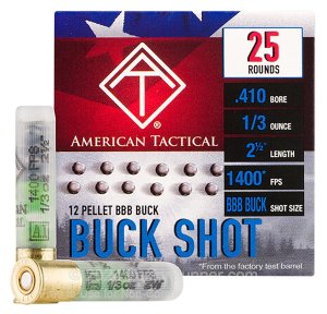 American Tactical Imports ATIAC410BBBC 410 Gauge 2.5 In 1 Ct