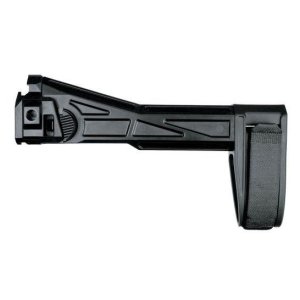 SB Tactical EVO201SB SBTEVO-G2: 9.50" OAL, Side Folding, Black Synthetic, CZ Scorpion Stabilizing Brace
