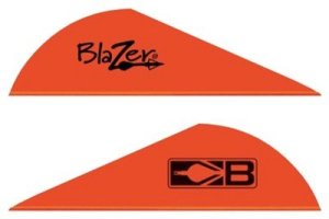 Bohning Blazer Vanes Neon Red 100 pk. 10832NR2 Universal Archery Stabilizer