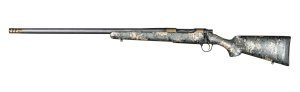 Christensen Arms Ridgeline FFT Lightweight Hunting Rifle, Left-Handed, 300 PRC, 22" Carbon Fiber Wrapped Barrel, Burnt Bronze Cerakote, Green/Black/Tan Stock