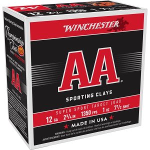 Winchester AASCL127 12 Gauge 2.75 In 1 oz 25 Rounds 7.5 Shot 1350 fps