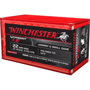 Winchester X22MHLF 22 WMR 25 Grain Polymer Tip NTX 50 Rounds Box