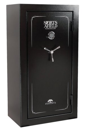 Sports Afield SECSA5932P Gun Safe Black Steel 59"x32"x20" Fireproof 40min