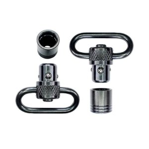 GrovTec US 1" Standard Push Button Swivel Set - Black
