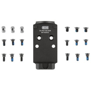 C&H Precision SA-PDY-RH-RSR Optic Mount Plate for Trijicon RMR, Black