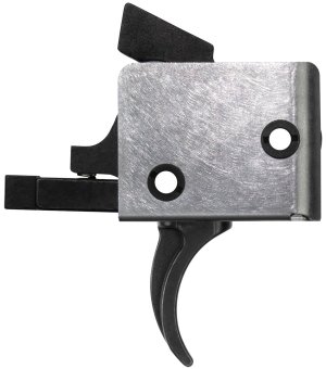 CMC Triggers 93501 Single-Stage Curved Trigger 5-5.5 lb Black/Silver