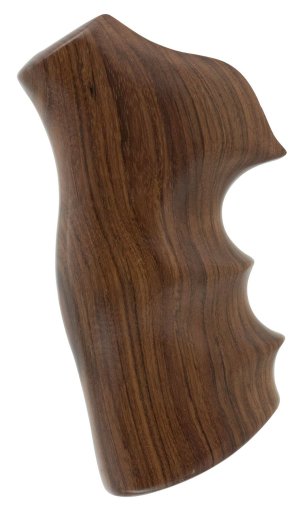 Hogue 80300 Pau Ferro Hardwood Grip with Finger Grooves for Ruger GP100