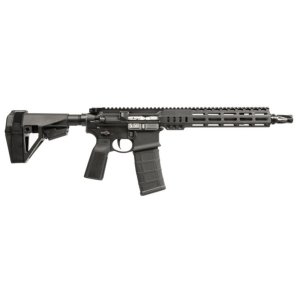 Sons of Liberty Gun Works MK1 5.56mm, 11.5 Chrome Lined Barrel, 1-30rd Magazine, SBA5 Brace, Black, Pistol