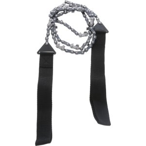 HME HME-RSAW36 Pocket Chainsaw 36" High Carbon Steel Chain, Nylon Handles