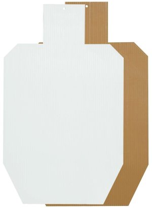 Birchwood Casey Sharpshooter IPSC Practice Target Brown/White 38459
