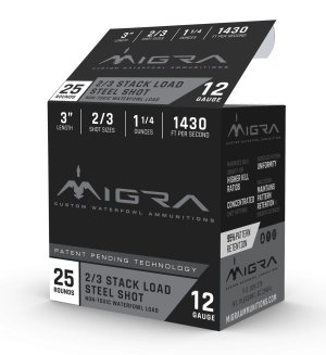 Migra Ammunitions M12S23 12 Gauge 3" 1 1/4 oz 2/3 Shot 1430 FPS 25 Rounds