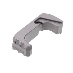 Tyrant TD43X48EG Grey Aluminum Extended Mag Release Glock 43x/48