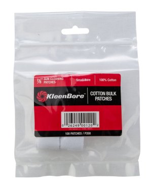 KleenBore Super Shooter Cotton Flannel Patches 7/8" 100 Pack