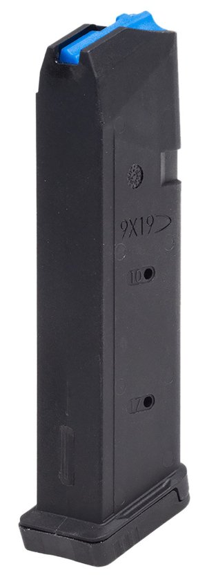 Leapers RBTGL917 17rd 9mm Fits Glock Black Polymer/Steel
