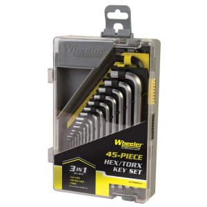 Wheeler 1081959 Key Set 45 Pieces Silver Steel SAE Metric Torx