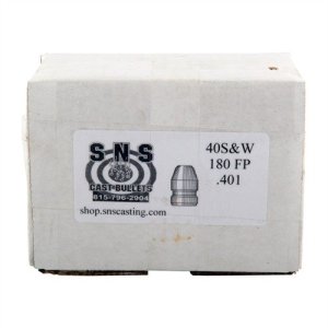 SNS SS40180FP .40 Cal/10mm 180gr FP Lead Bullets 500/Box