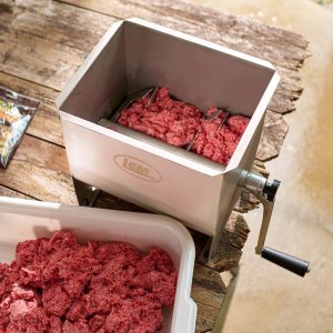 LEM MightyBite 654 Manual Meat Mixer, 20lb Capacity, Stainless Steel