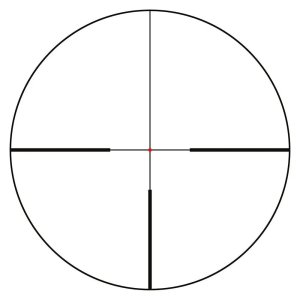 German Precision Optics Centuri Rifle Scope 2.5-15x44 30mm SFP G4i Illuminated Recticle Black