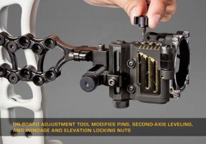 Trophy Ridge AS903 Fix Series Sight Black 3-Pin .019 RH